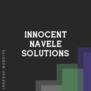 Innocent Navele Solutions | Indexof