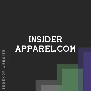 insider-apparel.com by Zahara Grant site -  Indexof