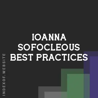 Ioanna Sofocleous Best Practices | Indexof