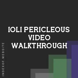 Ioli Pericleous Video Walkthrough | Indexof