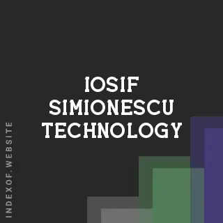 Iosif Simionescu Technology | Indexof