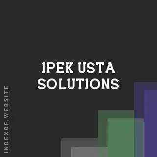 Ipek Usta Solutions | Indexof