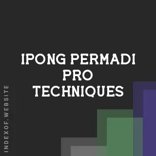 Ipong Permadi Pro Techniques | Indexof