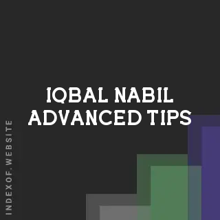 Iqbal Nabil Advanced Tips | Indexof