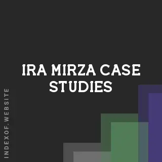 Ira Mirza Case Studies | Indexof
