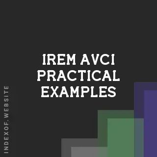 Irem Avci Practical Examples | Indexof