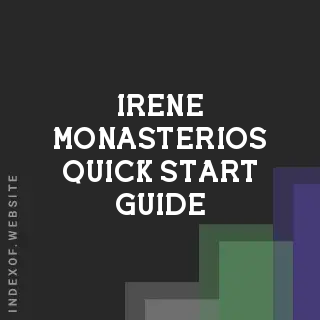 Irene Monasterios Quick Start Guide | Indexof