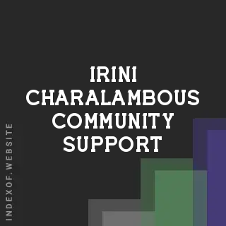 Irini Charalambous Community Support | Indexof