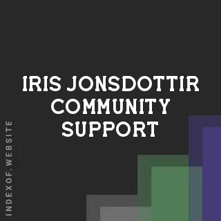 Iris Jonsdottir Community Support | Indexof