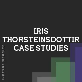 Iris Thorsteinsdottir Case Studies | Indexof