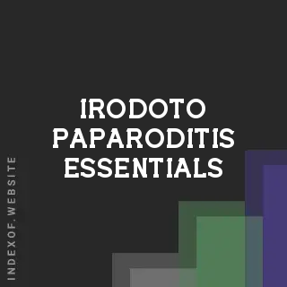 Irodoto Paparoditis Essentials | Indexof