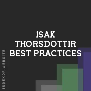 Isak Thorsdottir Best Practices | Indexof