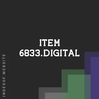 item-6833.digital by Leonardo De Angelis site -  Indexof