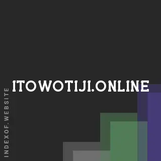 itowotiji.online by Jermaine Allen site -  Indexof