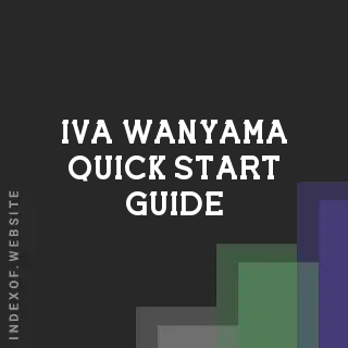 Iva Wanyama Quick Start Guide | Indexof