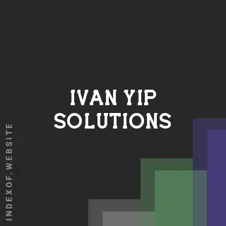 Ivan Yip Solutions | Indexof