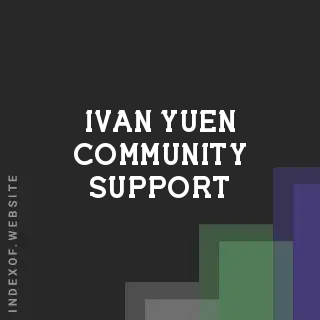 Ivan Yuen Community Support | Indexof