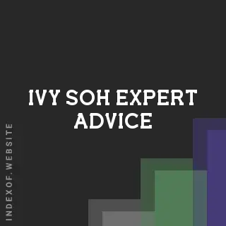 Ivy Soh Expert Advice | Indexof