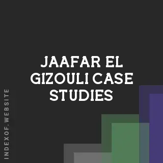 Jaafar El-Gizouli Case Studies | Indexof
