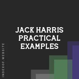 Jack Harris Practical Examples | Indexof