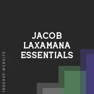 Jacob Laxamana Essentials | Indexof
