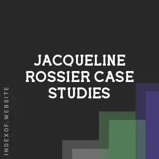 Jacqueline Rossier Case Studies | Indexof