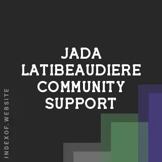 Jada Latibeaudiere Community Support | Indexof