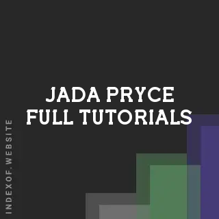 Jada Pryce Full Tutorials | Indexof