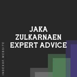 Jaka Zulkarnaen Expert Advice | Indexof