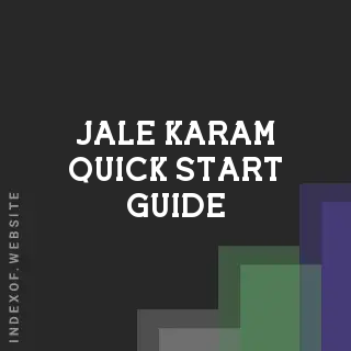 Jale Karam Quick Start Guide | Indexof