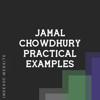 Jamal Chowdhury Practical Examples | Indexof