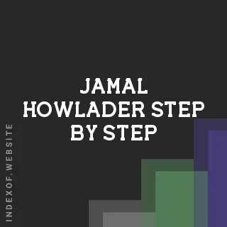 Jamal Howlader Step-by-Step | Indexof