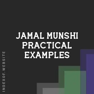Jamal Munshi Practical Examples | Indexof