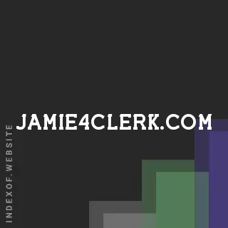 jamie4clerk.com by Nanda Mulyono site -  Indexof