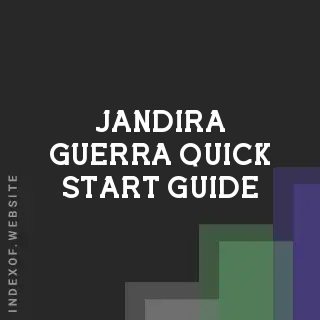 Jandira Guerra Quick Start Guide | Indexof