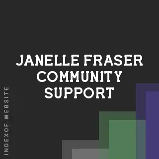 Janelle Fraser Community Support | Indexof