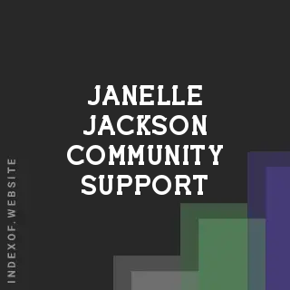 Janelle Jackson Community Support | Indexof