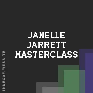 Janelle Jarrett Masterclass | Indexof