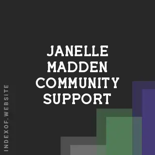 Janelle Madden Community Support | Indexof