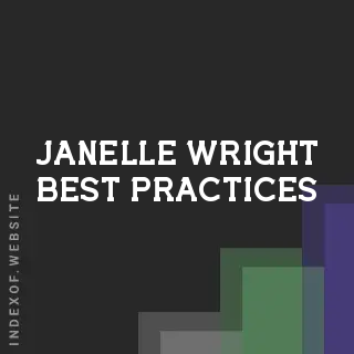 Janelle Wright Best Practices | Indexof