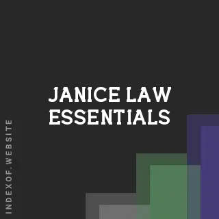 Janice Law Essentials | Indexof