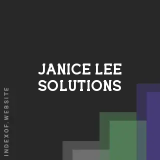 Janice Lee Solutions | Indexof