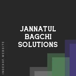 Jannatul Bagchi Solutions | Indexof