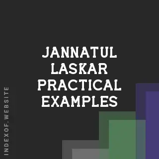 Jannatul Laskar Practical Examples | Indexof