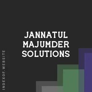 Jannatul Majumder Solutions | Indexof
