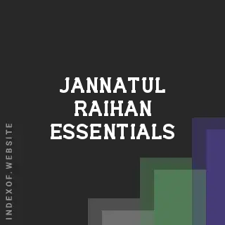 Jannatul Raihan Essentials | Indexof
