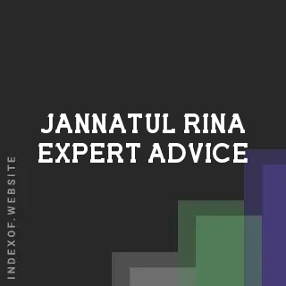 Jannatul Rina Expert Advice | Indexof