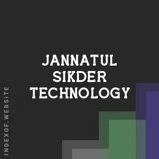 Jannatul Sikder Technology | Indexof
