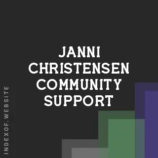 Janni Christensen Community Support | Indexof