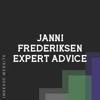 Janni Frederiksen Expert Advice | Indexof